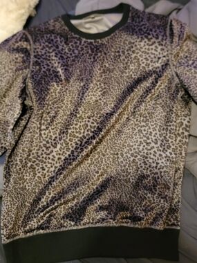 Paisley & Gray Leopard Print Top - Brown & Black